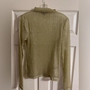 J. Crew Gold Long Sleeve Top